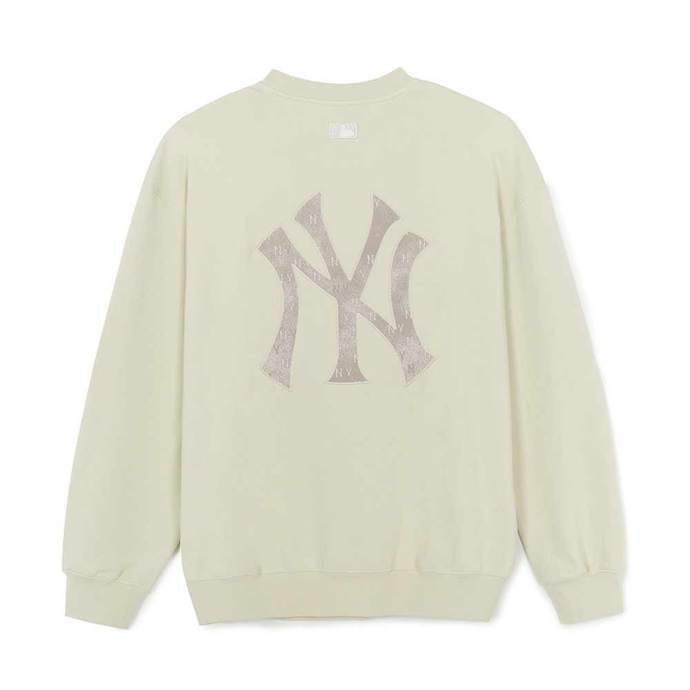 MLB 背後大Logo長袖大學T Monogram系列 紐約洋基隊 (3AMTM0654-50CRD)