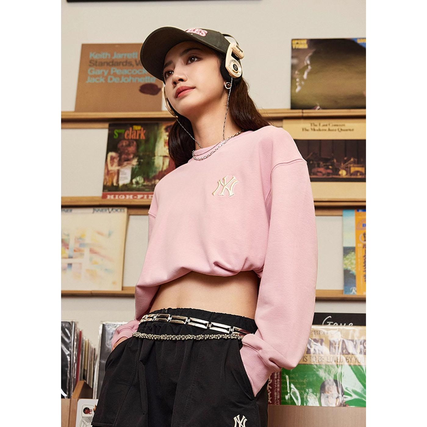 MLB 背後大Logo長袖大學T Monogram系列 紐約洋基隊 (3AMTM0654-50PKM)