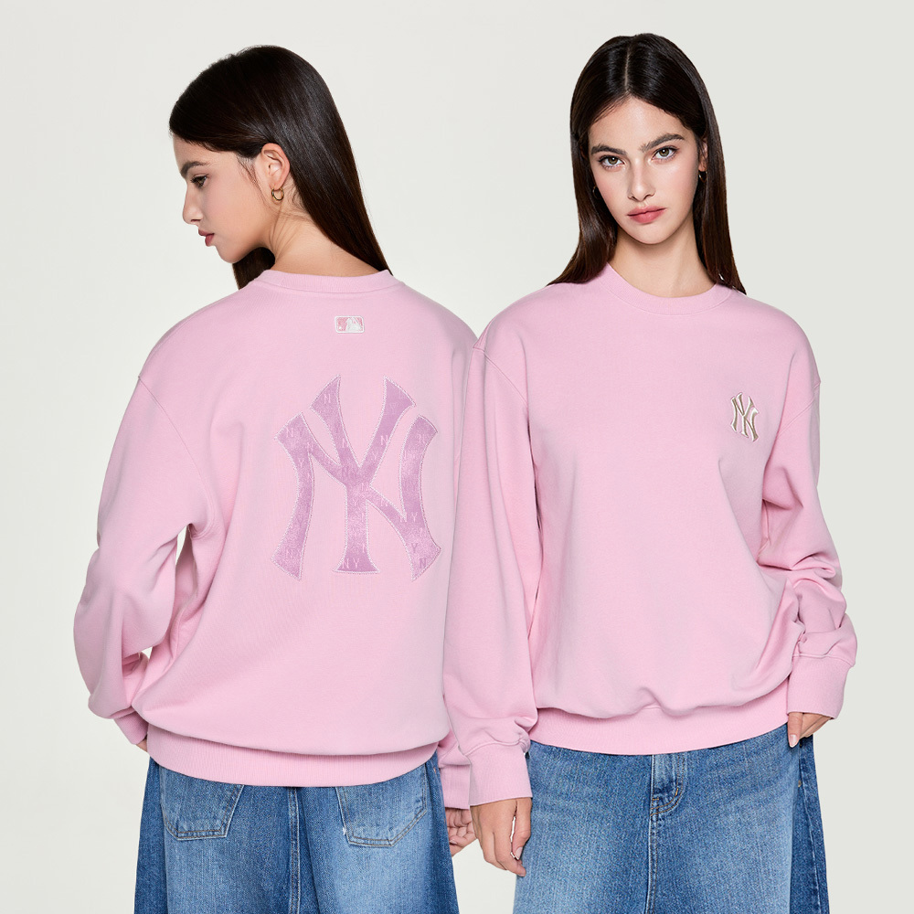 MLB 背後大Logo長袖大學T Monogram系列 紐約洋基隊 (3AMTM0654-50PKM)