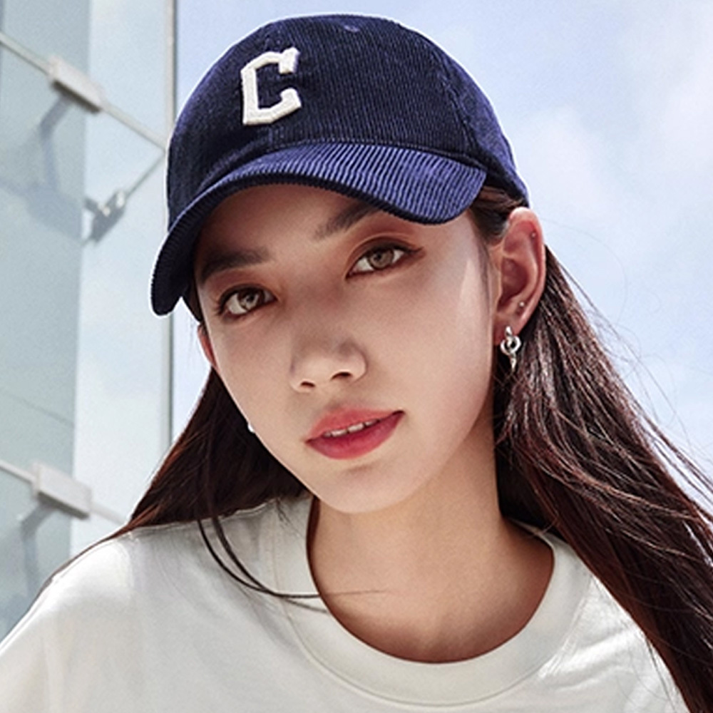 MLB 可調式燈心絨軟頂棒球帽 克里夫蘭守護者隊 (3ACPWC156-45NYS)