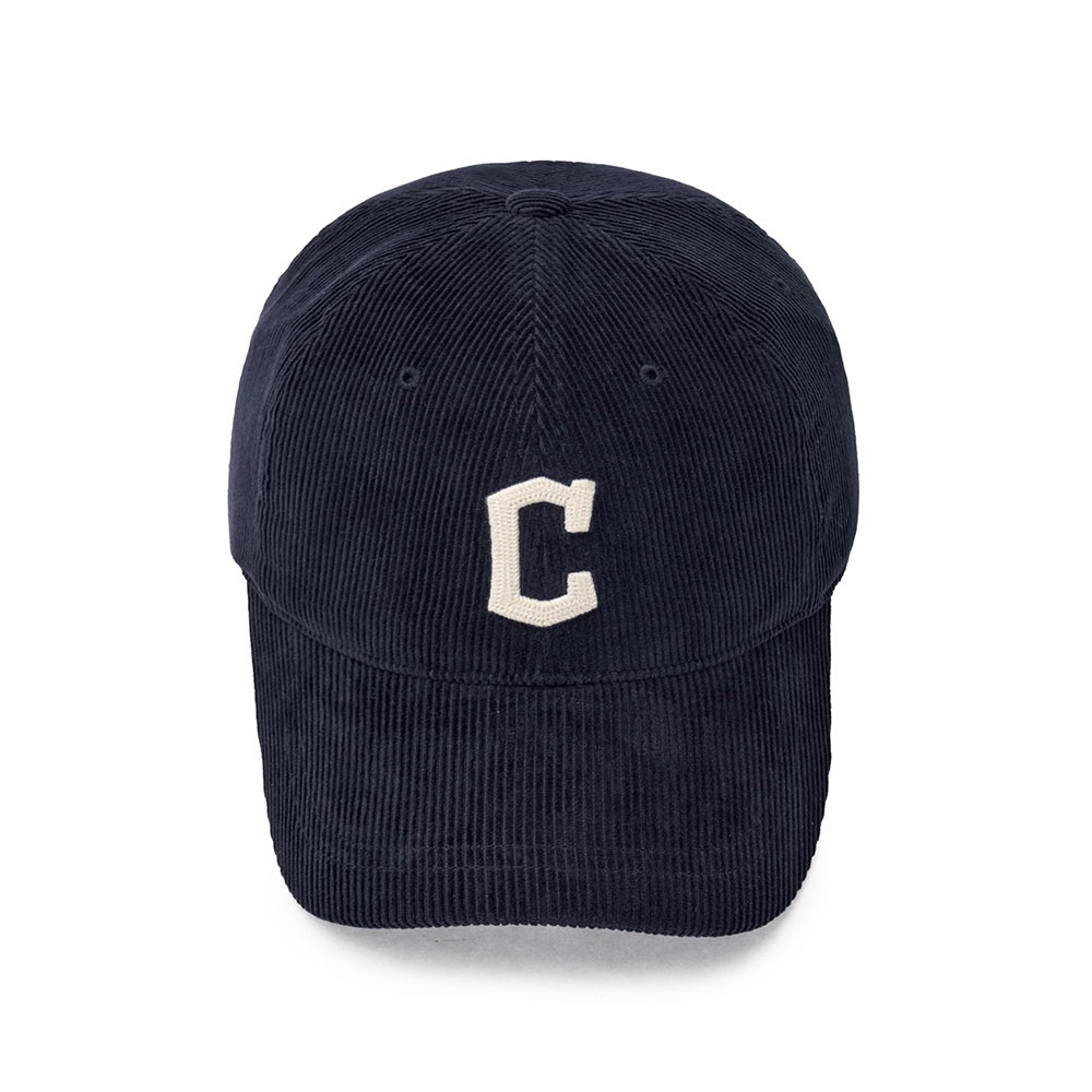 MLB 可調式燈心絨軟頂棒球帽 克里夫蘭守護者隊 (3ACPWC156-45NYS)