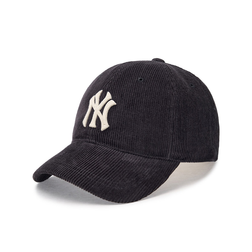 MLB 可調式燈心絨軟頂棒球帽 紐約洋基隊 (3ACPWC156-50CGS)