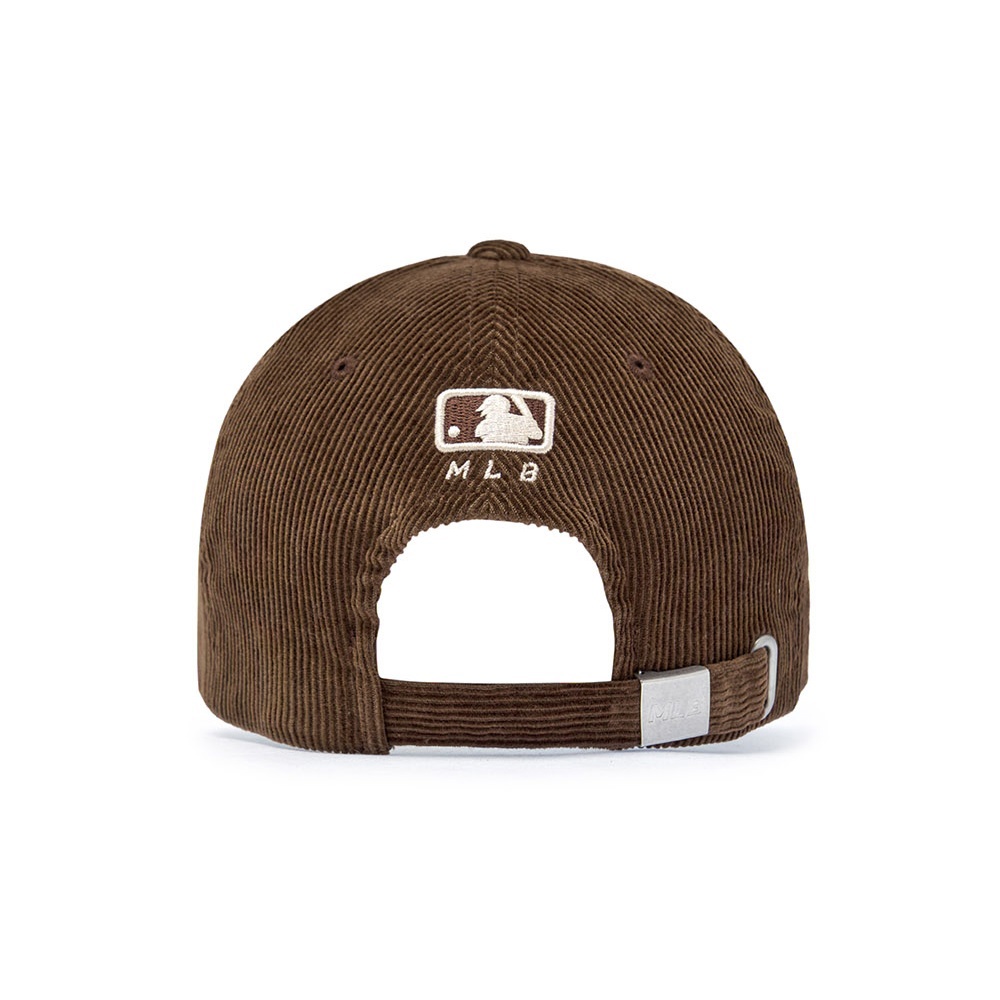 MLB 可調式燈心絨軟頂棒球帽 洛杉磯道奇隊 (3ACPWC156-07BRS)