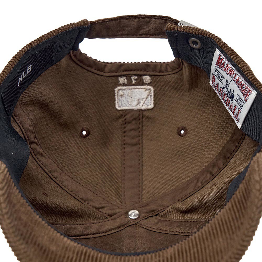 MLB 可調式燈心絨軟頂棒球帽 洛杉磯道奇隊 (3ACPWC156-07BRS)