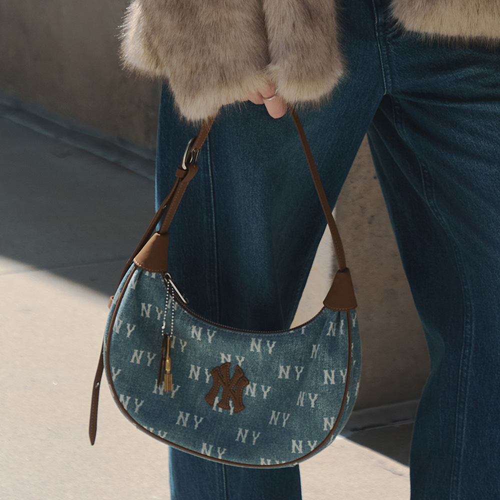 MLB Korea MLB 腋下包 肩背包 Monogram系列 紐約洋基隊 (3ABQMV55N-50BLL)