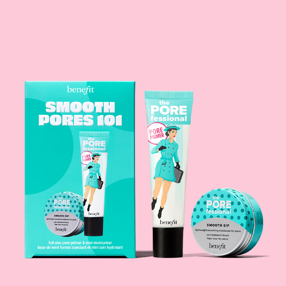 【超值禮盒】毛孔隱形妝前保濕組 (毛孔隱形露+精華乳) - Benefit貝玲妃