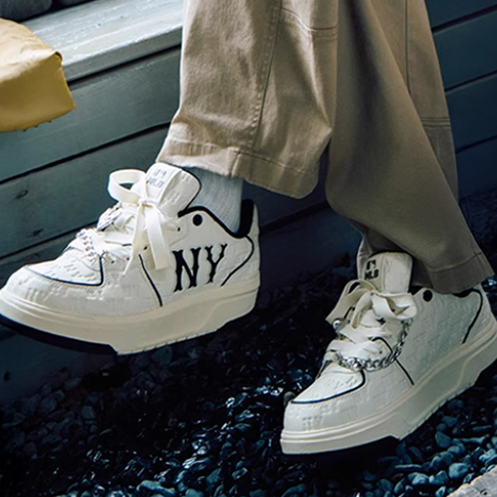 MLB Korea MLB Monogram老爹鞋 學長鞋 Chunky Liner系列 紐約洋基隊 (3ASXE