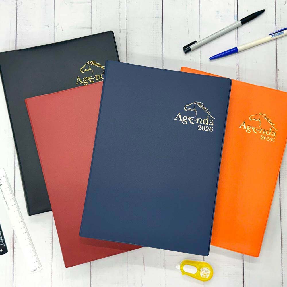 四季SEASON 2026年 日誌 16K(一日一頁)-橙/紅/藍/黑