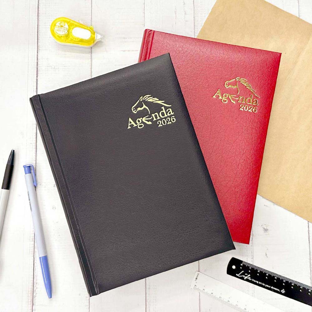 四季SEASON 2026年 精裝日誌 25K(一日一頁)-紅/黑