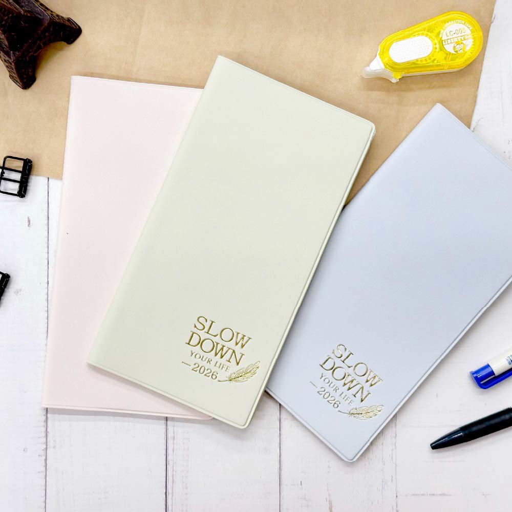 四季SEASON 2026年 直式月誌 48K-粉/藍/綠