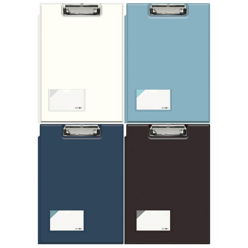 四季SEASON 筆插丹麥夾-白/灰藍/藍/黑