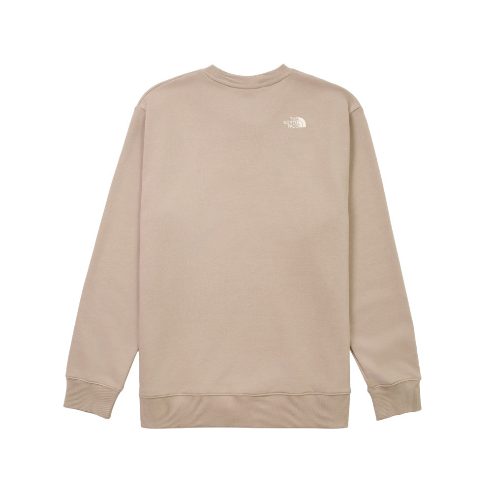 【uncle belly】The North Face北面男女款棕色趣味印花長袖大學T｜8JRRBOX