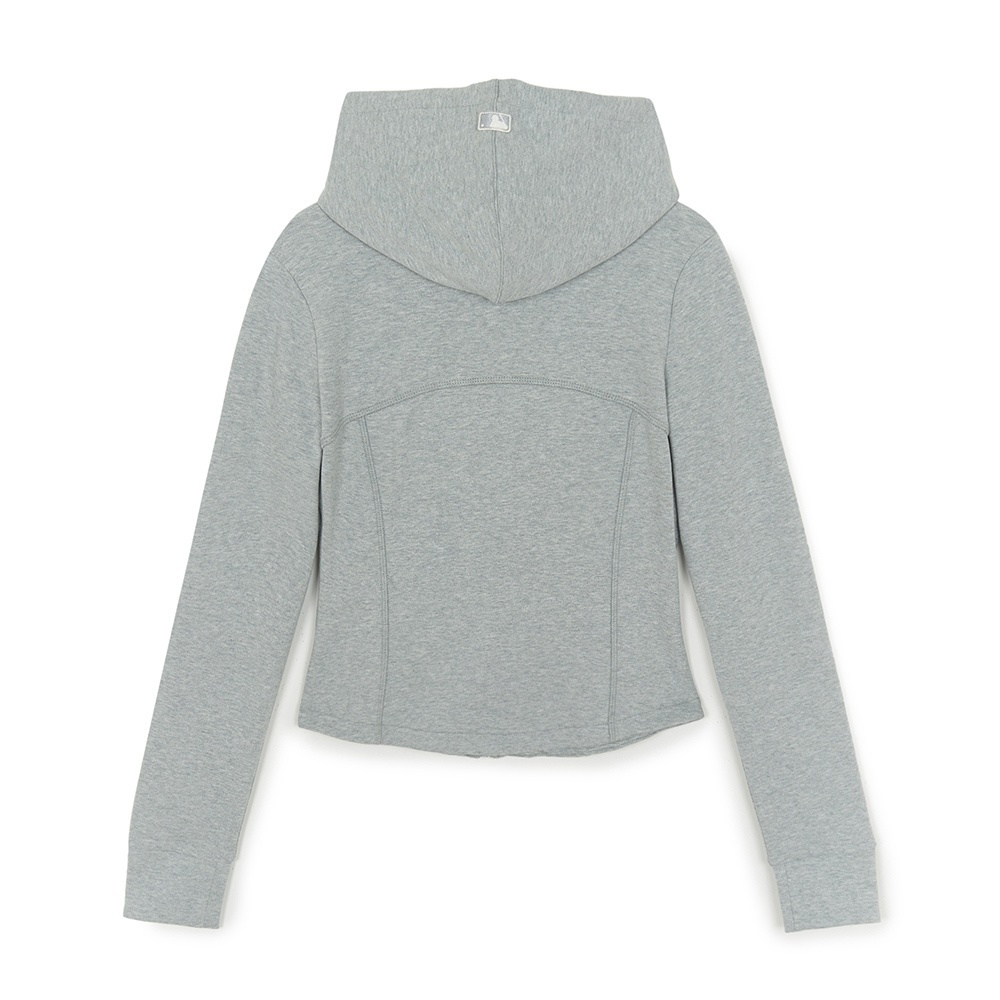 MLB 女版修身拉鍊連帽外套 波士頓紅襪隊(3FTRB0454-43MGS)