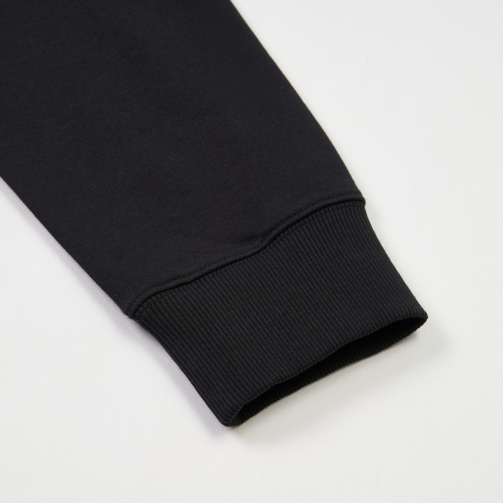 【uncle belly】The North Face北面男女款黑色趣味印花長袖帽T｜8JRSJK3