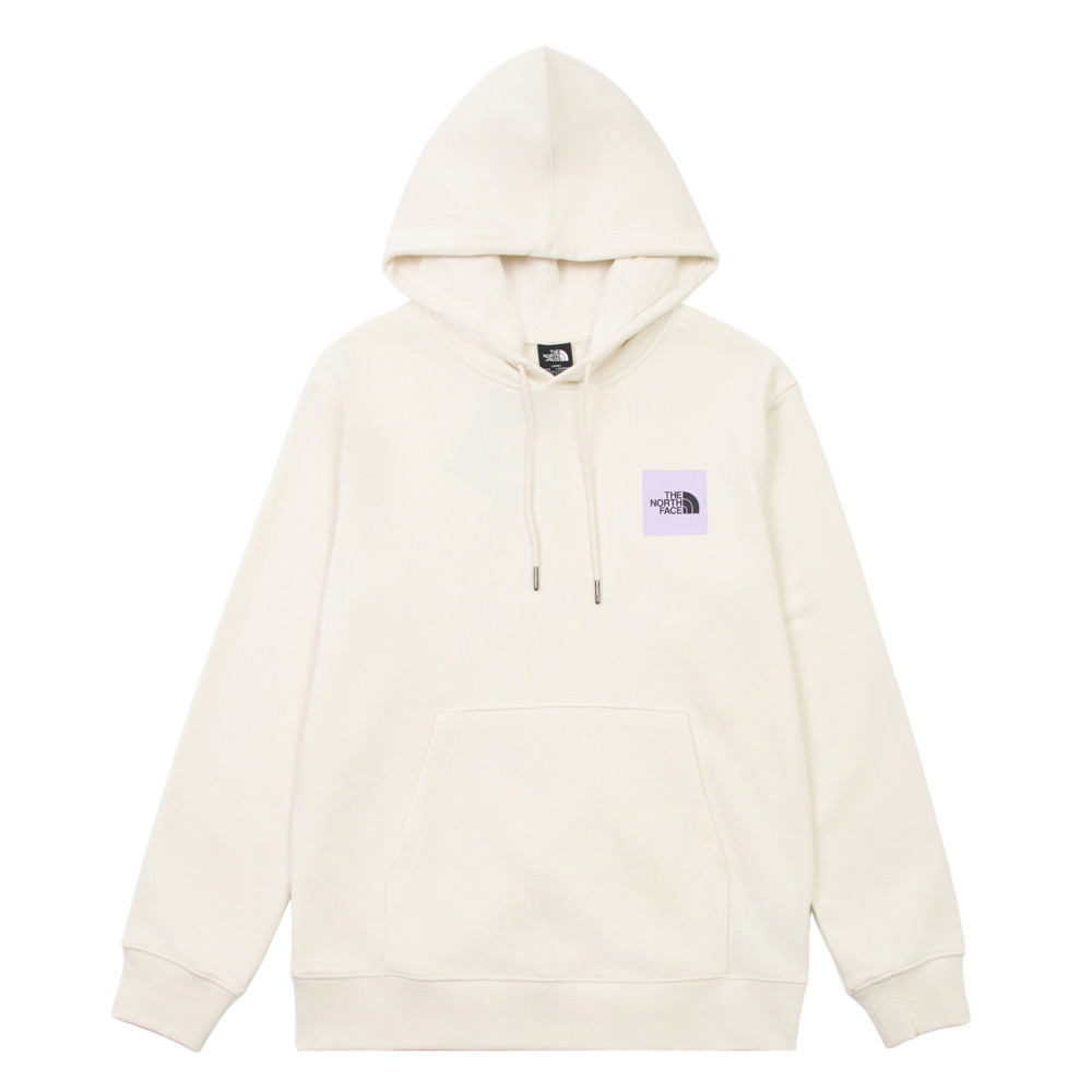 【uncle belly】The North Face北面男女款米白色趣味印花長袖帽T｜8JRSQLI