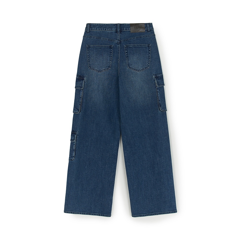 MLB 女版丹寧牛仔褲 紐約洋基隊 (3FDPB0554-50INS)