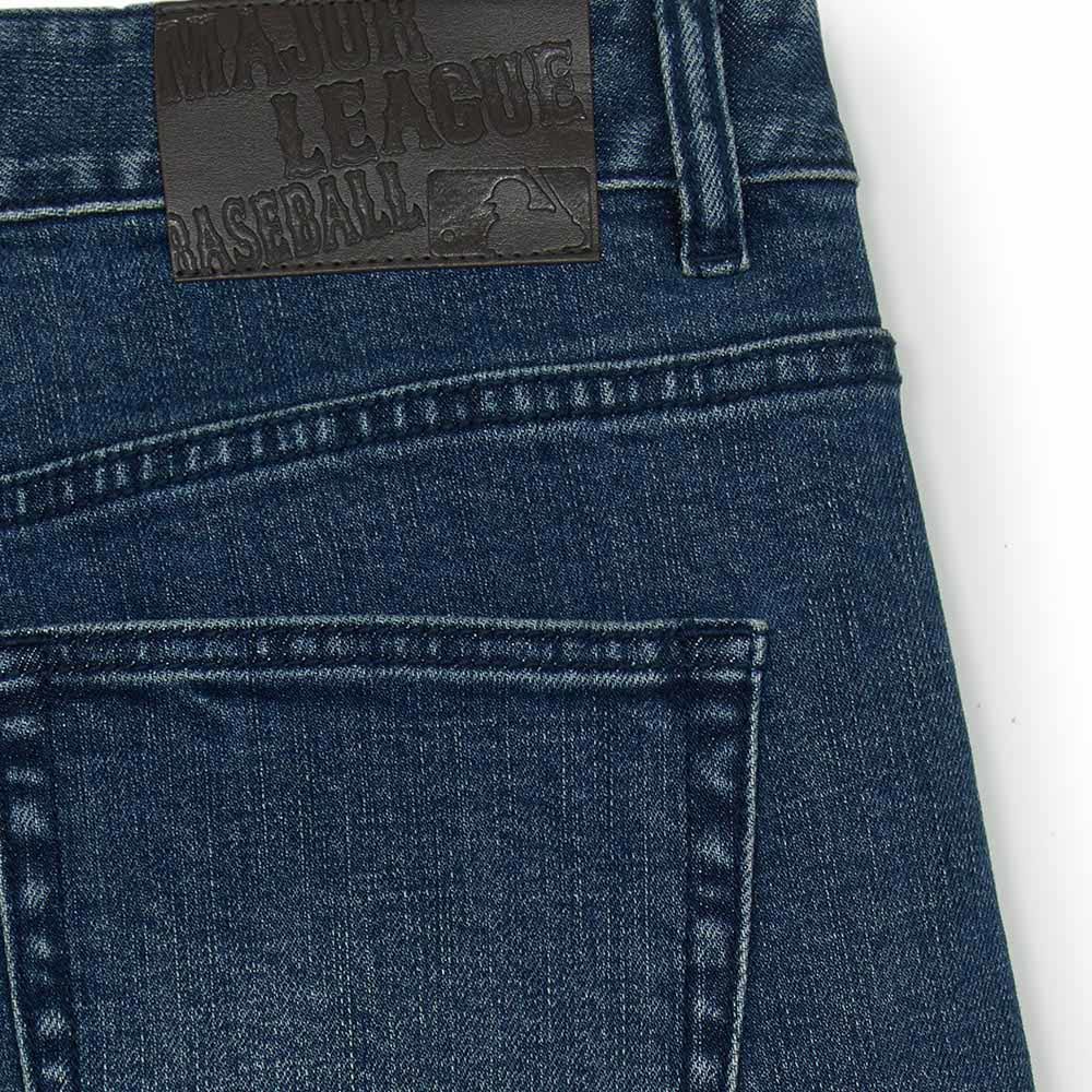 MLB 女版丹寧牛仔褲 紐約洋基隊 (3FDPB0554-50INS)