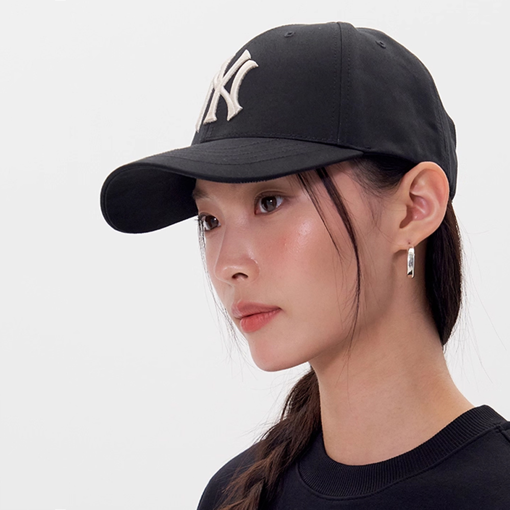 MLB 可調式硬頂棒球帽 紐約洋基隊 (3ACPB095N-50BKS)