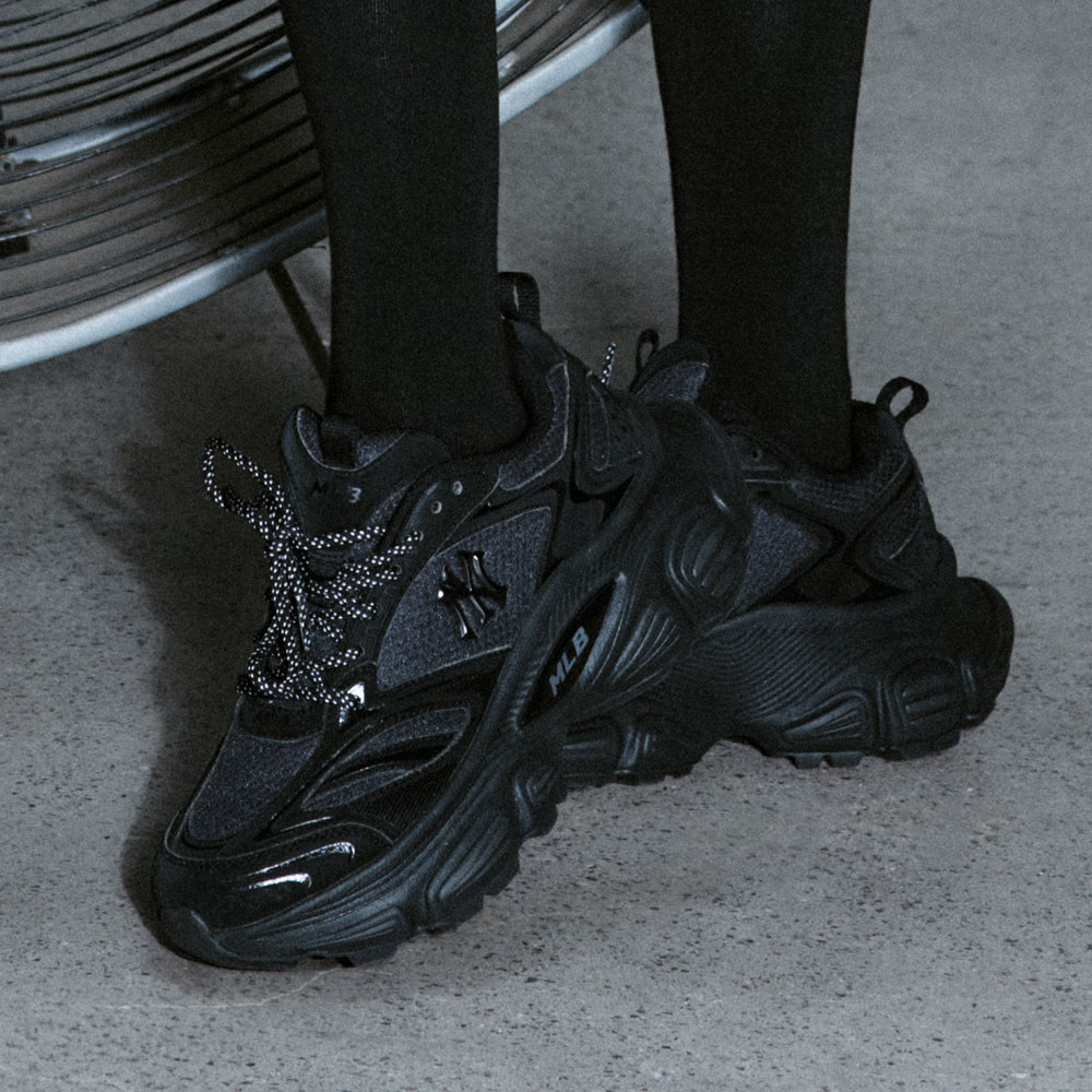 MLB 厚底老爹鞋 運動休閒鞋 Winner Chunky系列 紐約洋基隊 (3ASHW015N-50BKD)