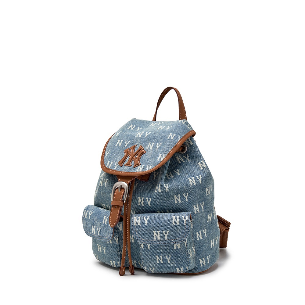 MLB 丹寧後背包 Monogram系列 紐約洋基隊 (3ABKM065N-50BLL)