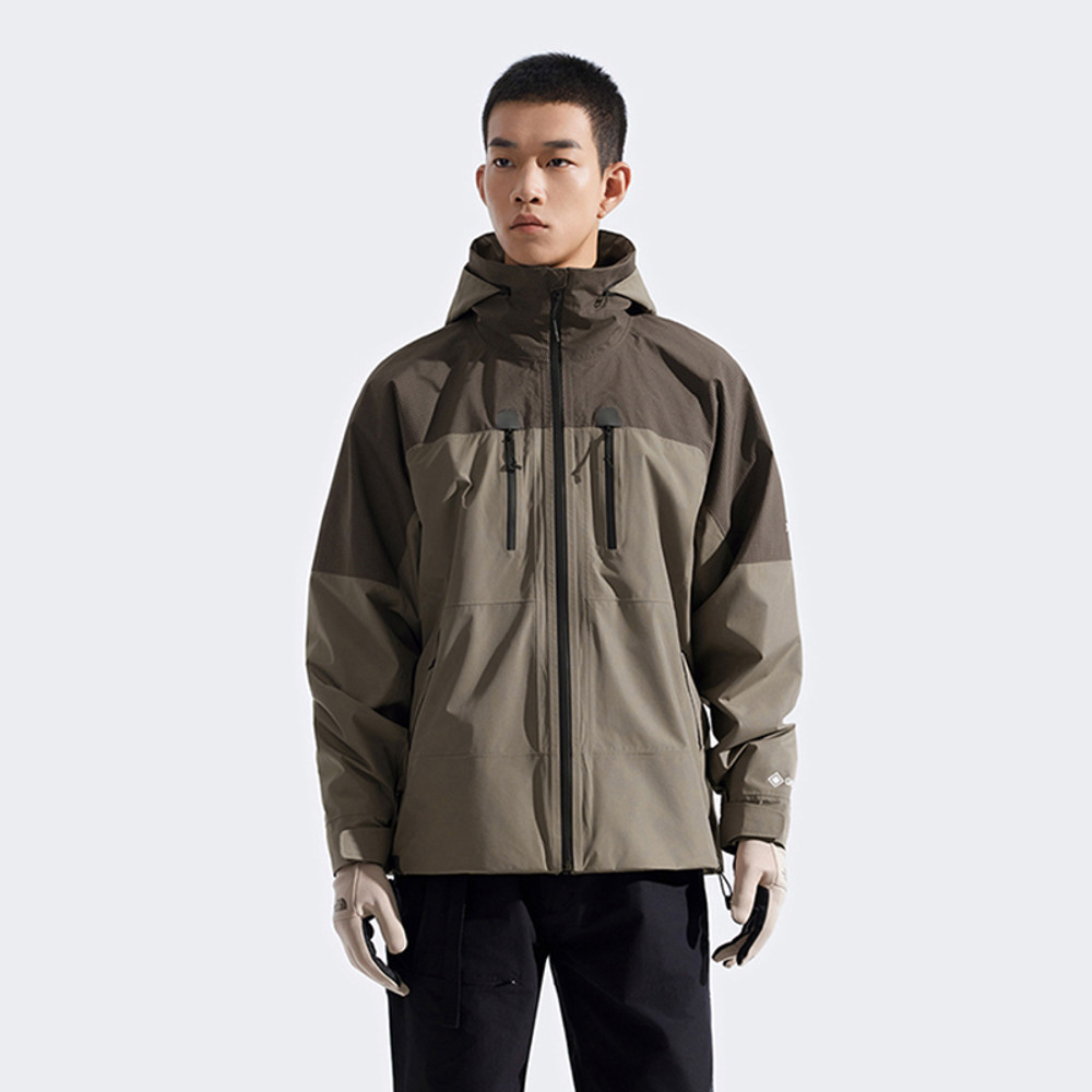 The North Face北面男款棕色GTX衝鋒衣｜8EN9DHI