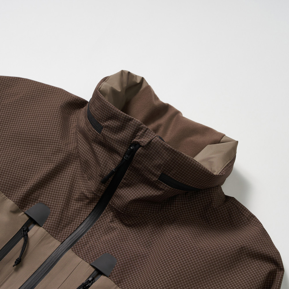 The North Face北面男款棕色GTX衝鋒衣｜8EN9DHI