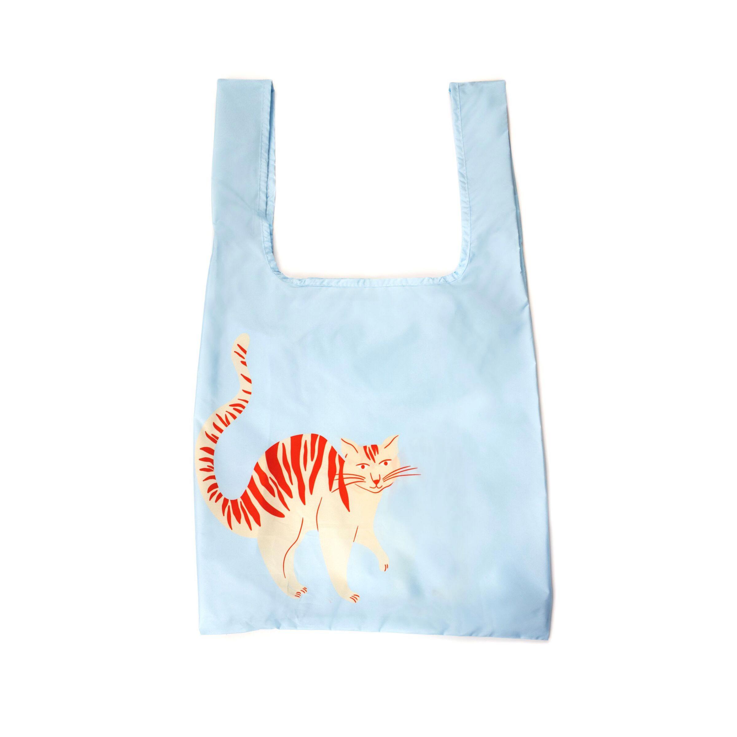 【Simple Zone】英國 Kind Bag 環保收納購物袋-中--喵喵喵