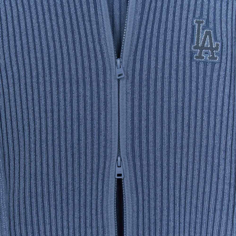 MLB 女版長袖復古水洗針織衫 洛杉磯道奇隊 (3FKCB0354-07BLL)