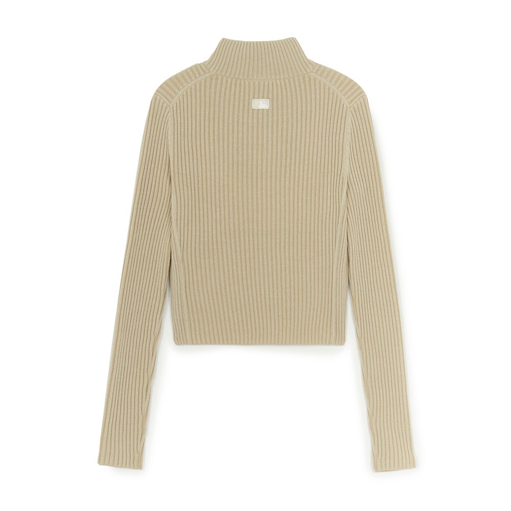 MLB 女版長袖復古水洗針織衫 波士頓紅襪隊 (3FKCB0354-43SAL)