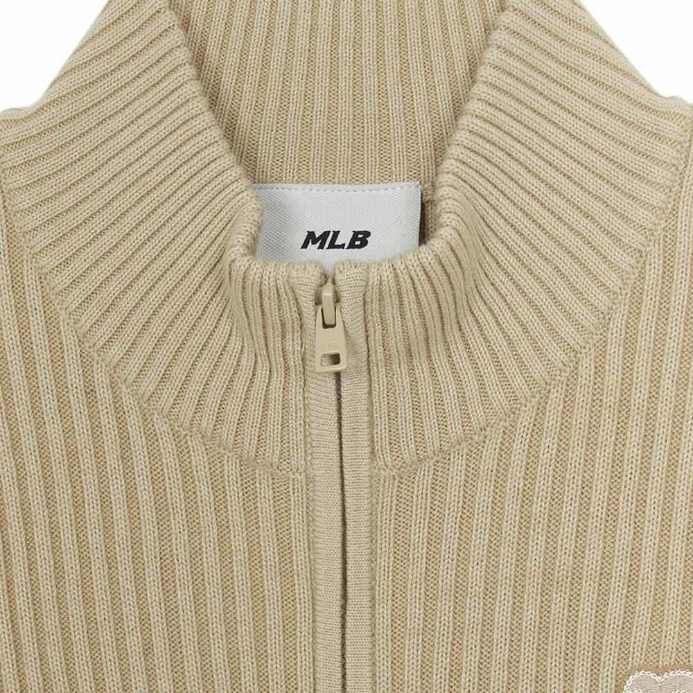 MLB 女版長袖復古水洗針織衫 波士頓紅襪隊 (3FKCB0354-43SAL)