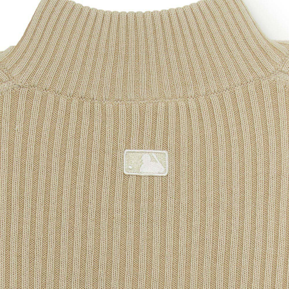 MLB 女版長袖復古水洗針織衫 波士頓紅襪隊 (3FKCB0354-43SAL)