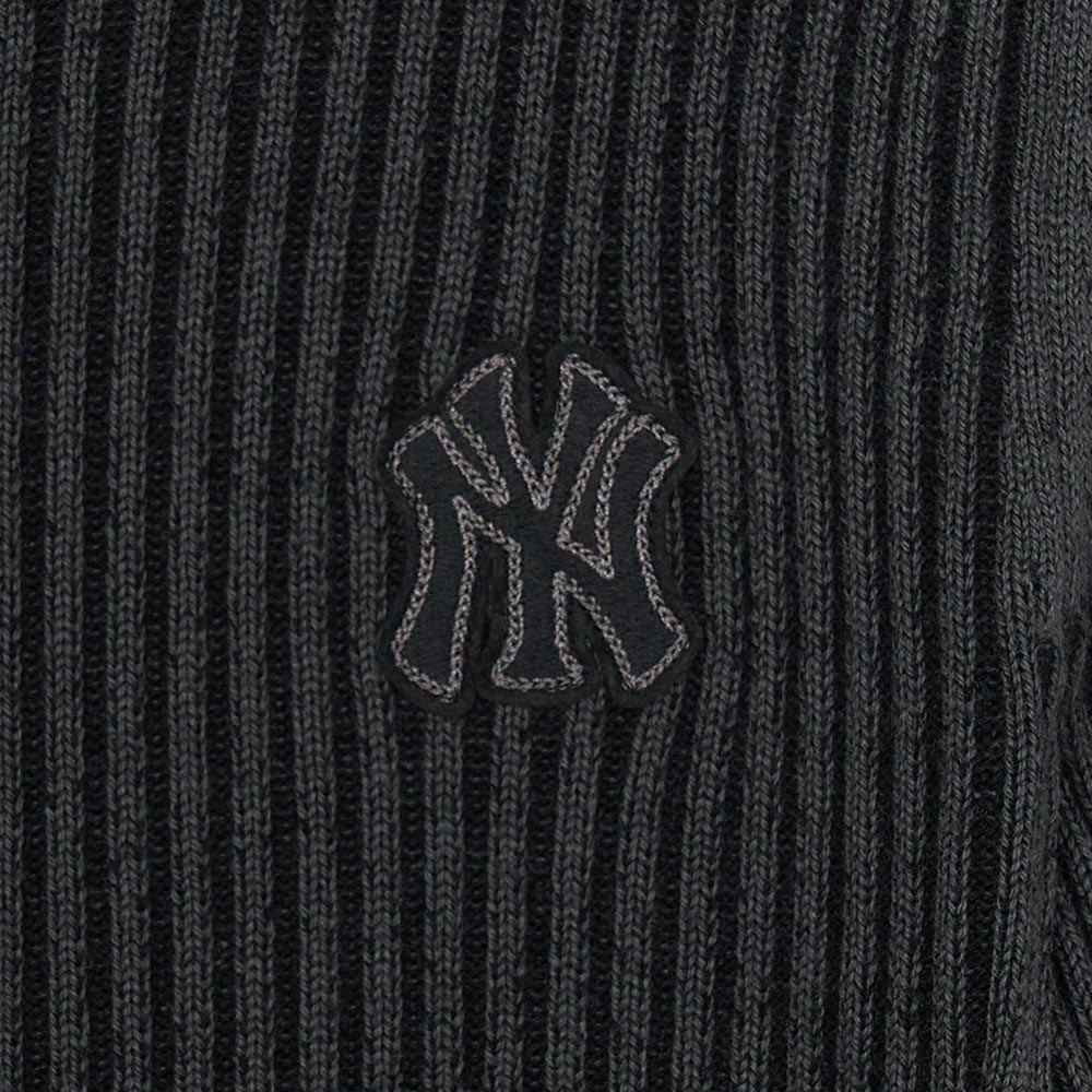 MLB 女版長袖復古水洗針織衫 紐約洋基隊 (3FKCB0354-50CGS)