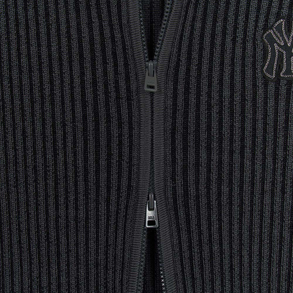 MLB 女版長袖復古水洗針織衫 紐約洋基隊 (3FKCB0354-50CGS)