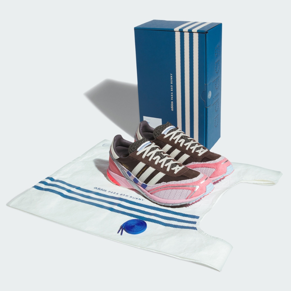 Adidas BAD BUNNY ADIZERO SL 72 運動休閒鞋｜這款設計靈感來自「－疾速運