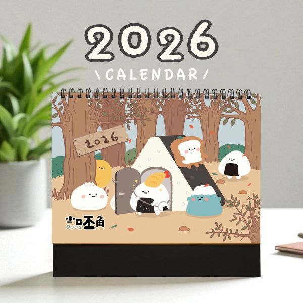 小呸角 2026年 三角桌曆 25K