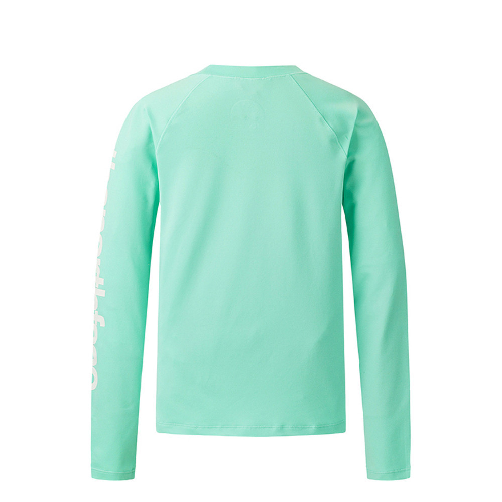 The North Face北面兒童綠色FLASHDRY速乾長袖上衣｜8AN76EI