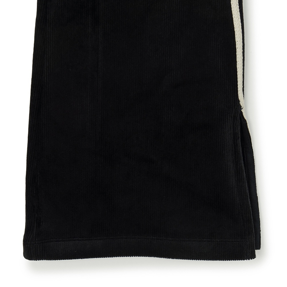 MLB 女版小Logo天鵝絨喇叭褲  紐約洋基隊 (3FPTB1356-50BKS)