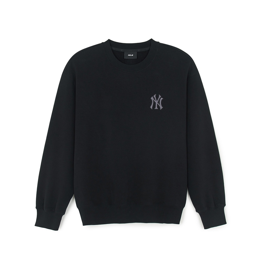 MLB 背後大Logo設計 長袖大學T Monogram系列 紐約洋基隊 (3AMTM0854-50BKS)