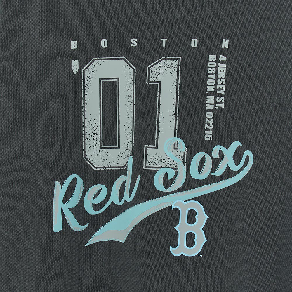 MLB 女版背後大Logo 長袖大學T Varsity系列 波士頓紅襪隊 (3FMTV0854-43CGS)