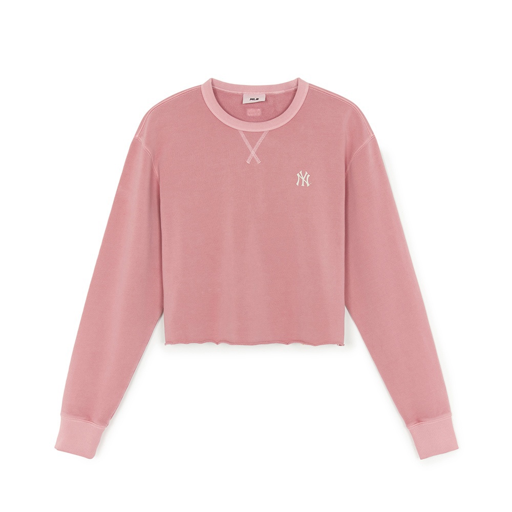 MLB 女版背後大Logo 長袖大學T Varsity系列 紐約洋基隊 (3FMTV0854-50COS)