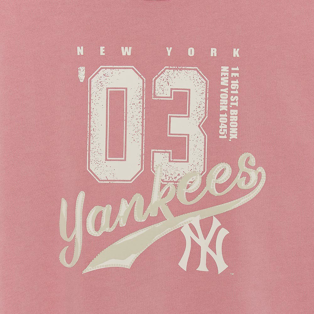 MLB 女版背後大Logo 長袖大學T Varsity系列 紐約洋基隊 (3FMTV0854-50COS)