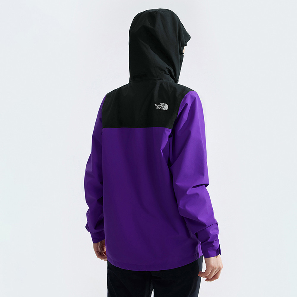 The North Face北面女款紫色DRYVENT防水衝鋒衣｜88FYS96
