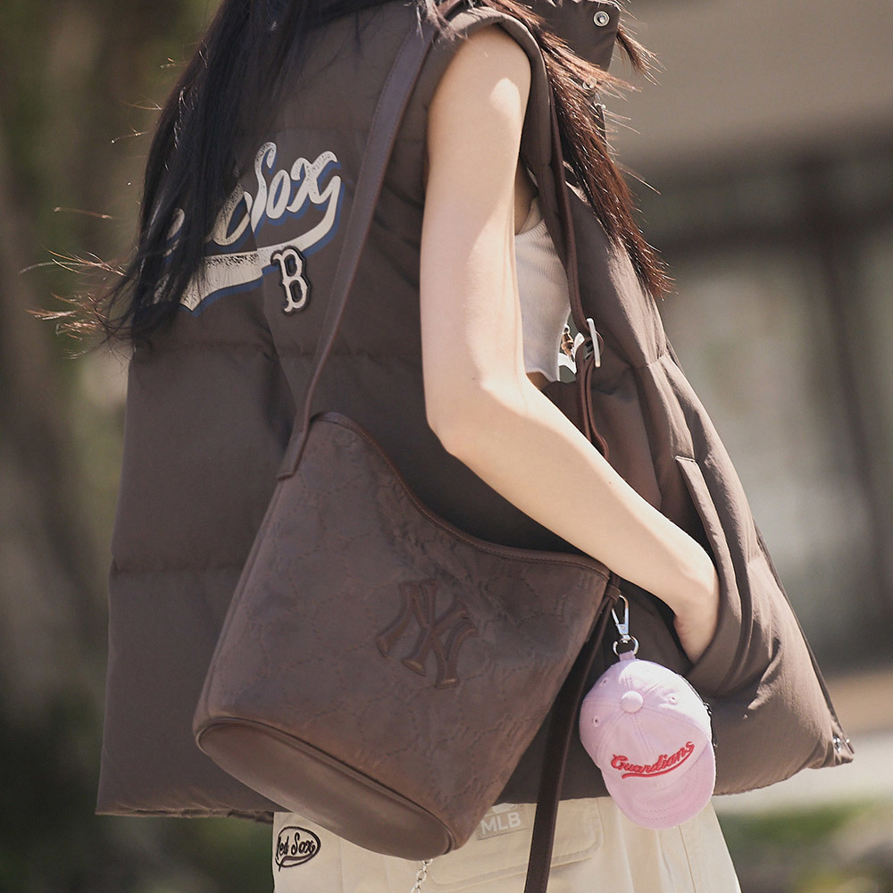 MLB 水桶包 肩背包 Monogram系列 紐約洋基隊 (3ABMMC25N-50BRD)