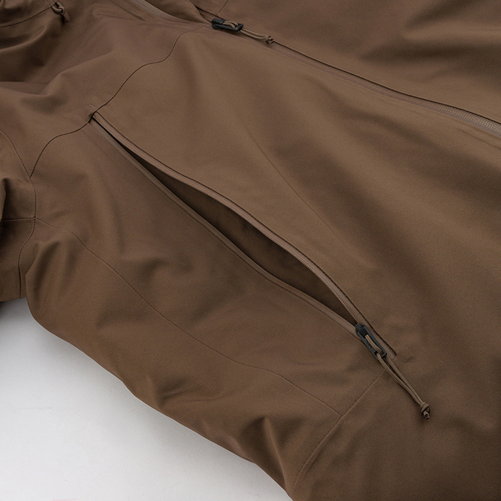 The North Face北面男款棕色DRYVENT防水羽絨外套｜8AYH1OI