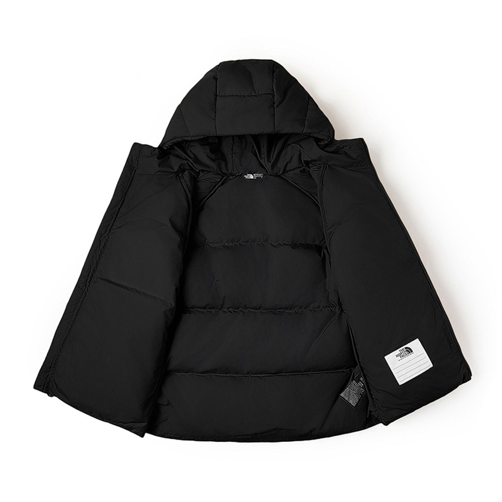 The North Face北面兒童黑色DWR防潑水羽絨外套｜88TXJK3
