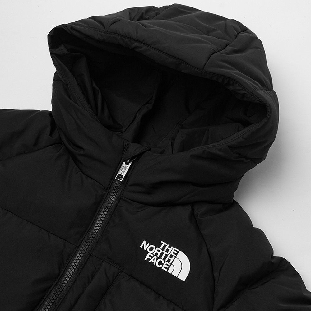 The North Face北面兒童黑色DWR防潑水羽絨外套｜88TXJK3