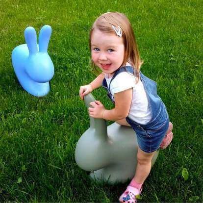 【Qeeboo】義大利 奇寶兔子椅(小)-廠商直送