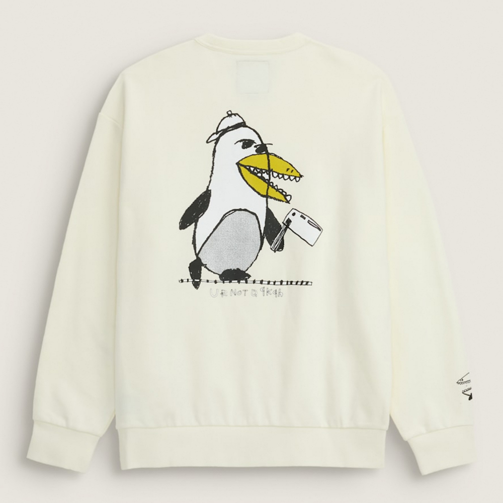 Artist Collection - Riroo 米白色大學T