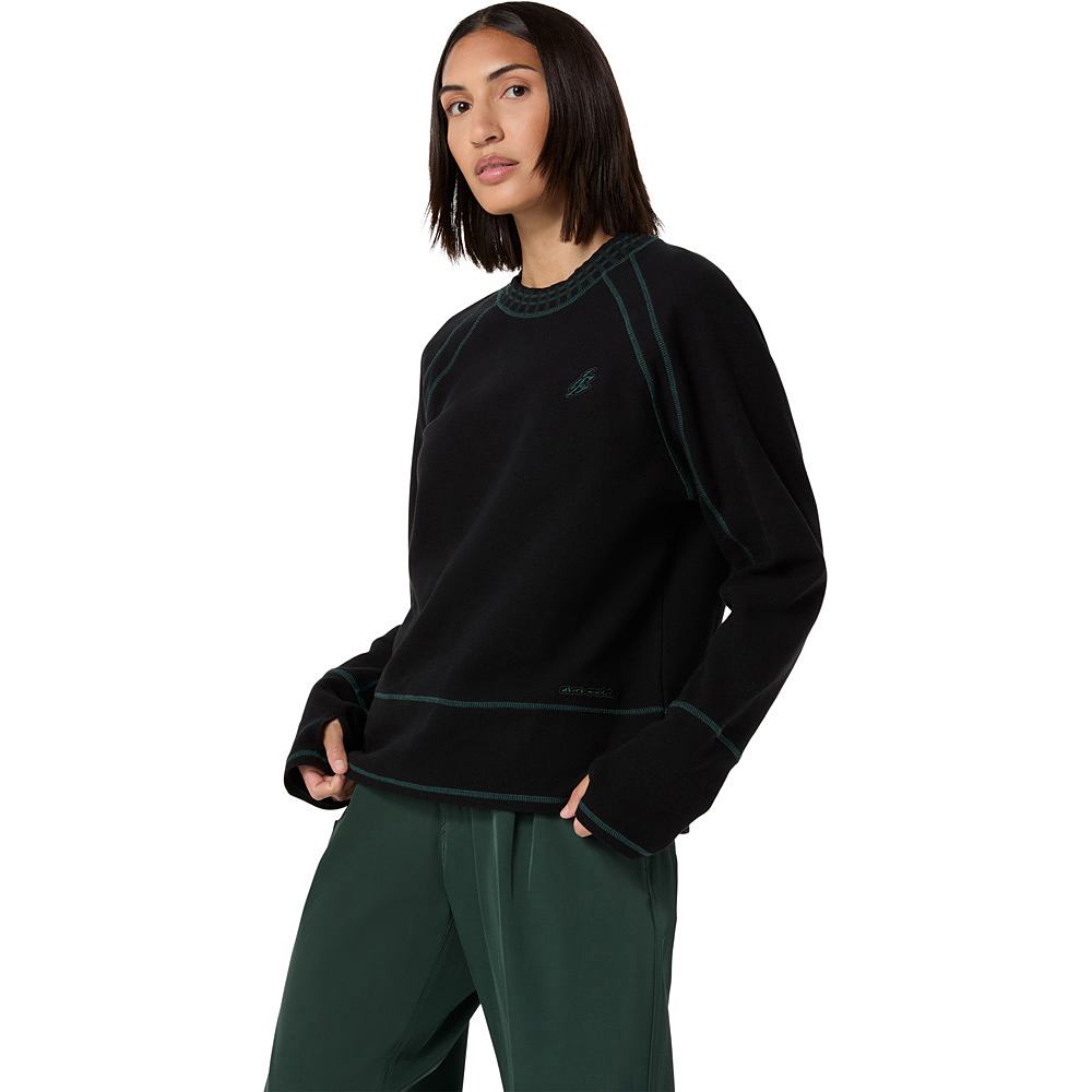 針織圓領長袖上衣 男女中性款  運動休閒上衣 2203A328-001