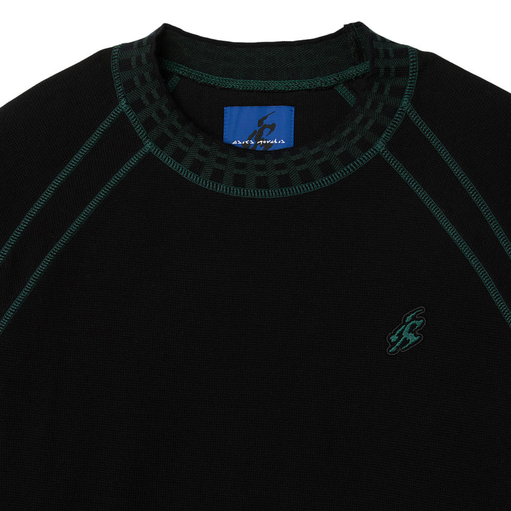 針織圓領長袖上衣 男女中性款  運動休閒上衣 2203A328-001